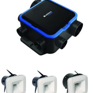 Kit VMC EasyHOME hygro compact Premium MW BDH - 4 piquages Ø 80mm + 1 Ø 125 mm et 1 rejet Ø 160mm
