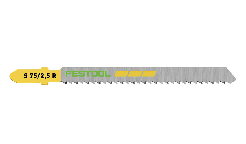 Lame de scie sauteuse WOOD FINE CUT S 75/2,5 R/5 FESTOOL 204259