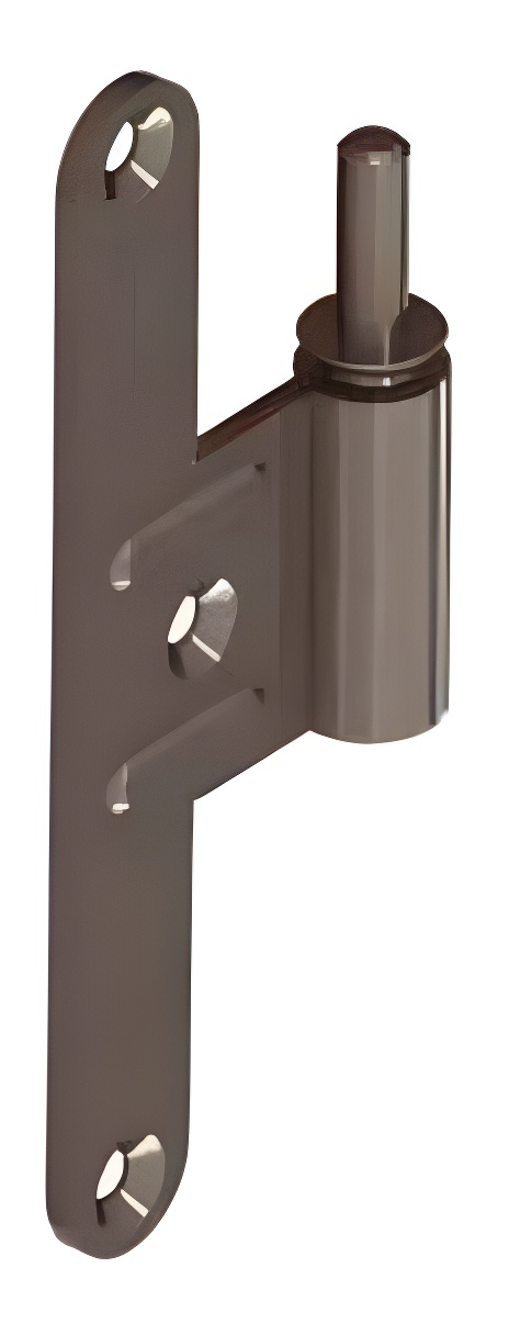 Lame mâle pour paumelle universelle huisserie bois inox droite 130 x 43 mm MONIN 627800