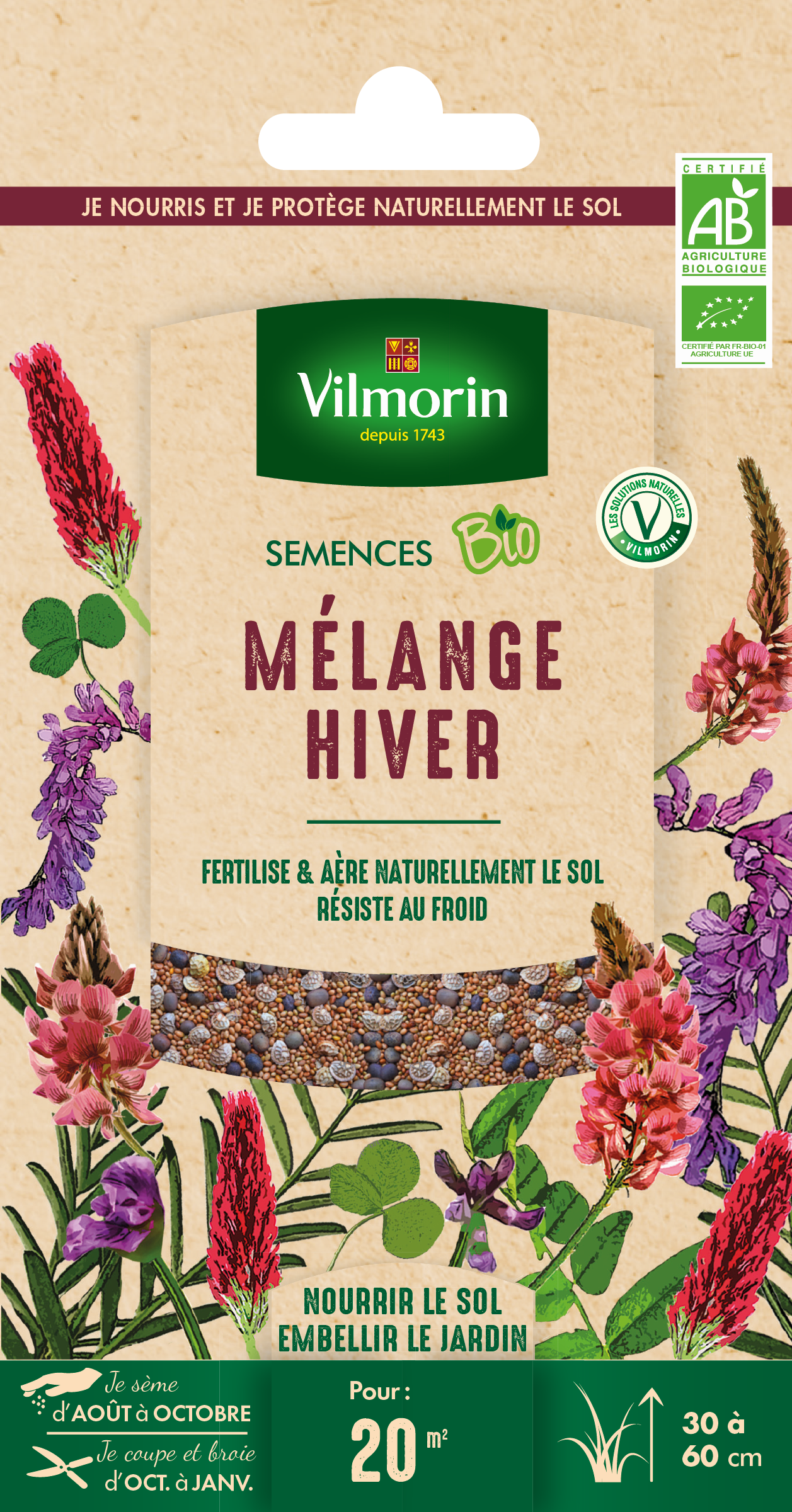 Les plantes utiles Mélange Hiver - BIO - Petit Modèle