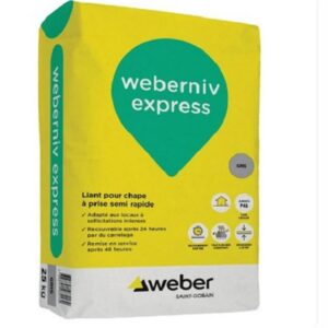 Liant pour chape WEBERNIV EXPRESS - Sac de 25 kg