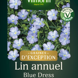 Lin Annuel Blue Dress - Graines d'Exception