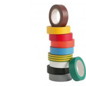 Lot de 10 rubans adhésifs PVC multi-teintes
