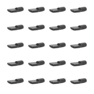 Lot de 20 taquets à enfoncer, acier noir