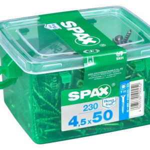 Lot De 230 Vis Inox Tête Fraisée Torx Spax, Diam.4.5 Mm X L.50 Mm