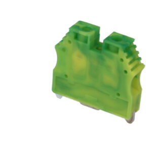 Lot de 25 bornes de jonction à vis 4mm² vert/jaune IMO
