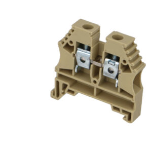 Lot de 25 bornes de jonction à vis 6mm² beige IMO