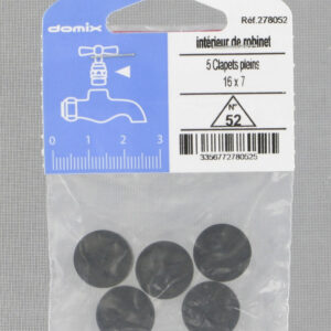 Lot de 5 clapets pleins COMAP