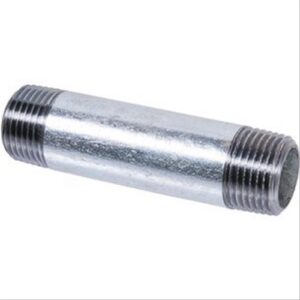 Mamelon acier galva double mâle - Diamètre : 1'' - Longueur : 100 mm