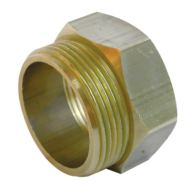 Mamelon égal laiton à visser MF - Diamètre : 3/4'' - 20-27 - DN20