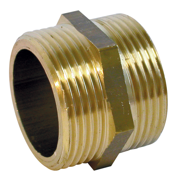 Mamelon égal laiton à visser MM - Ø 3/8''