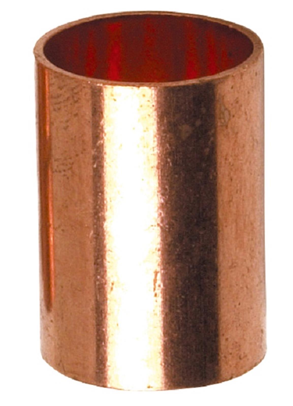 Manchon égal cuivre à souder FF - Diamètre : 12 mm