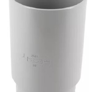 Manchon pour tube de descente cylindrique Femelle/Femelle 80 mm gris NICOLL JRGT
