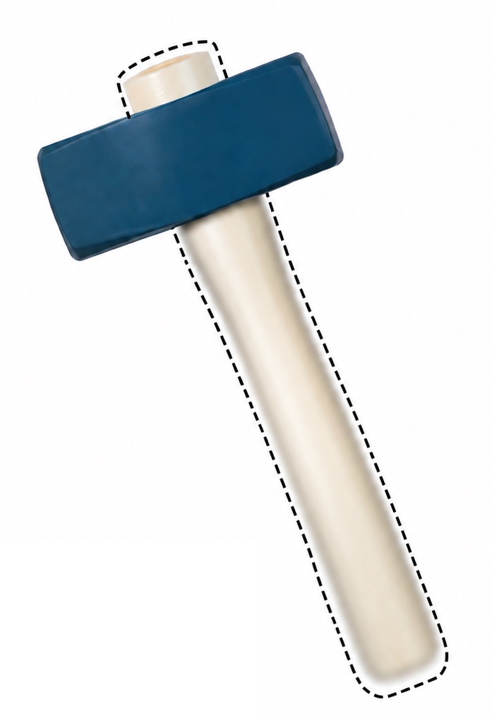 Masette 1,25 kg sans manche MERCIER 4580