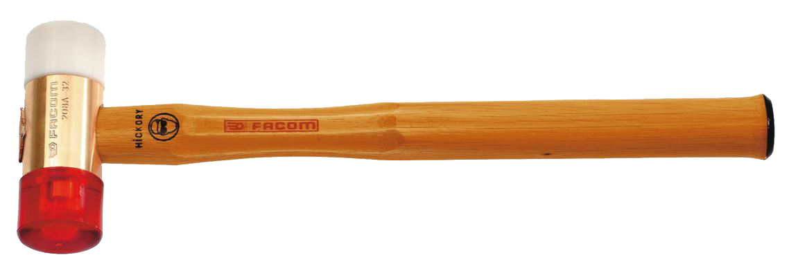 Massette corps acier à embouts interchangeables 32 mm FACOM 208A.32CBA