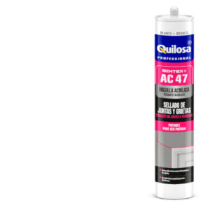 Mastic acrylique blanc en cartouche de 300ml