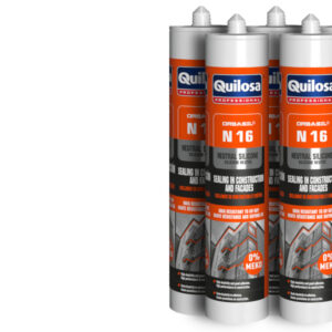 Mastic silicone neutre transparent en cartouche de 300ml - lot de 5