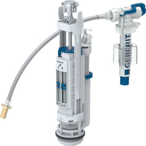 Mécanisme de chasse complet 3/6 l double touche alimentation d'eau universelle type 290-380 GEBERIT 283.304.21.2