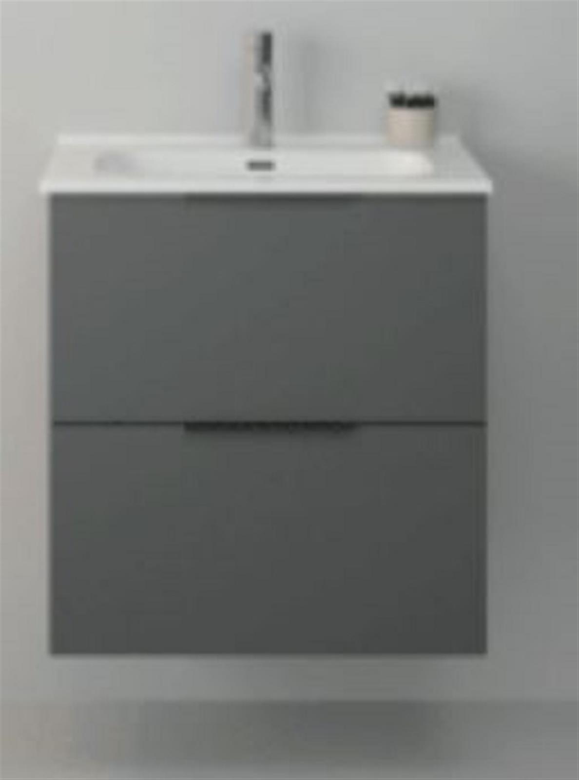 Meuble 2 tiroirs (80 cm) - Couleur : chêne décor doré