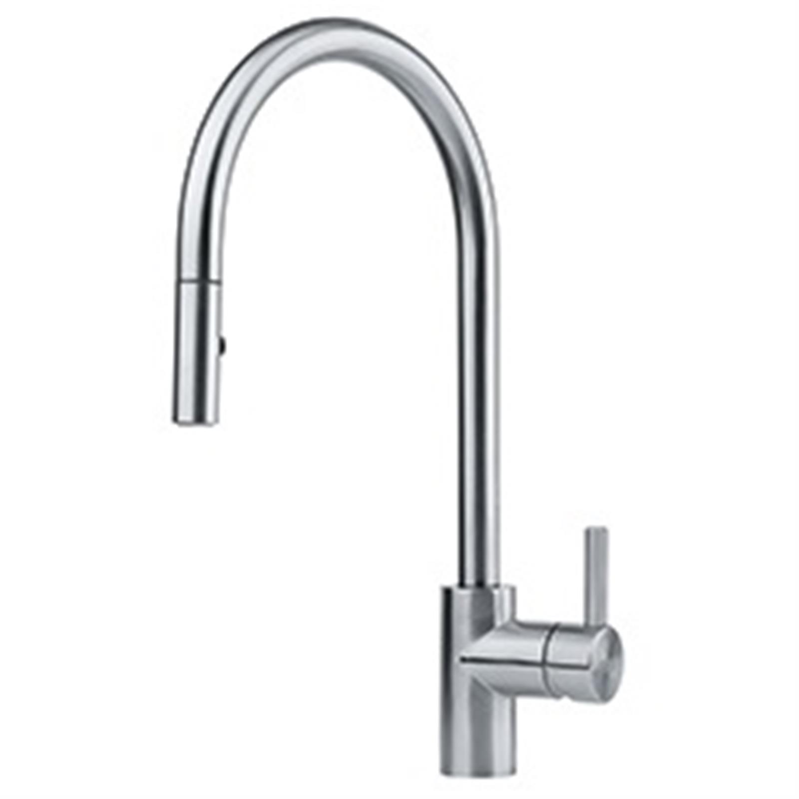 Mitigeur cuisine haut avec douchette mousseur extractible en inox EOS NEO - EOS NEOS Mitigeur évier mousseur extractible 2 jets inox