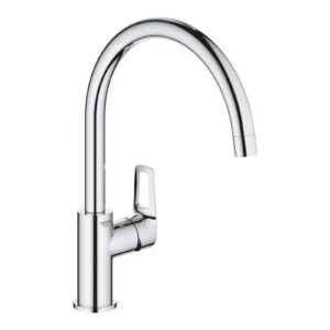Mitigeur évier bec tube pivotant BAULOOP - Chromé