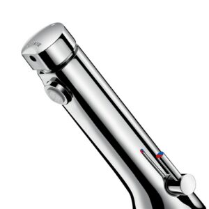 Mitigeur temporisé pour lavabo TEMPOSOFT 2 - Avec robinets d'arrêt droits