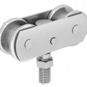 Monture sur chant vis M10 galet en acier MANTION 0633A
