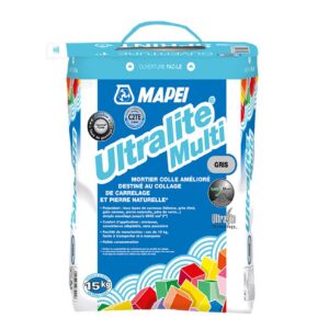 Mortier colle ULTRALITE MULTI - Blanc - sac de 15kg