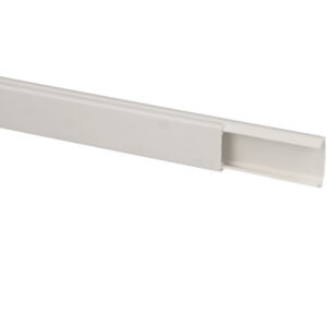 Moulure électrique PVC autocollante 32 x 15 mm, longueur 1m20