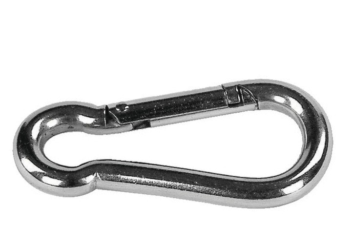Mousqueton à battant œillet 8 mm en acier inoxidable CHAUBEYRE 8425402