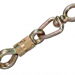 Mousqueton Security à touret 100 mm acier bichromaté CHAUBEYRE 8050205