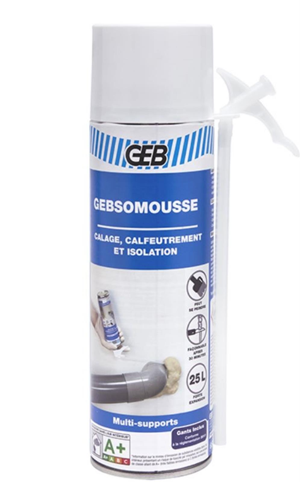 Mousse PU GEBSOMOUSSE - aérosol 750 ml