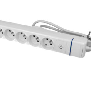 Multiprise 5 prises avec câble 1,5m & interrupteur
