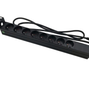 Multiprise 8 prises sans interrupteur pour coffret et baie 19"