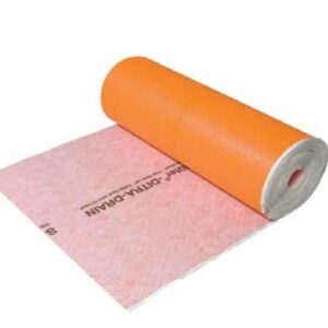 Natte de désolidarisation et de drainage DITRA DRAIN 8 - Largeur: 1000 mm - vendu au ML