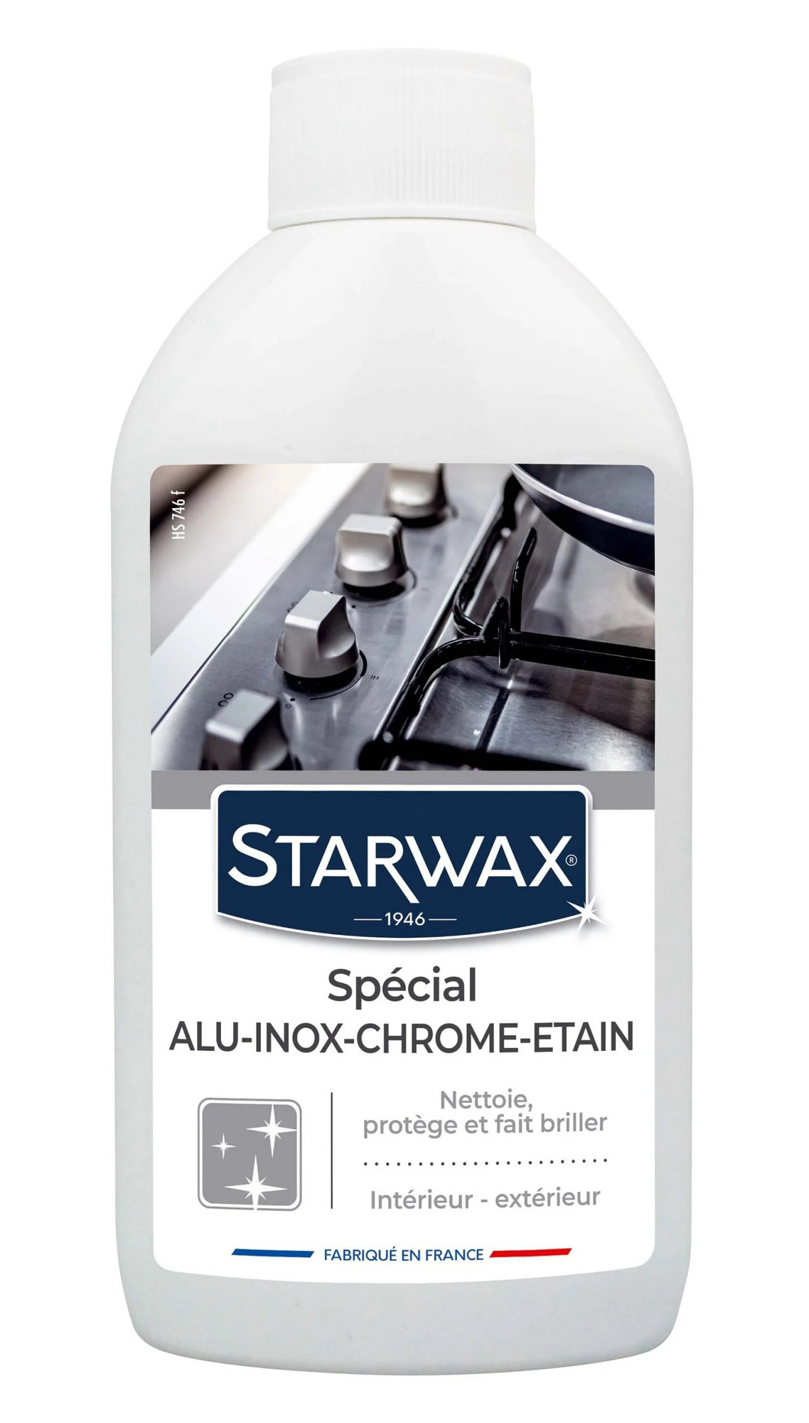 Nettoyant alu - inox - chrome liquide 250 ml STARWAX 210