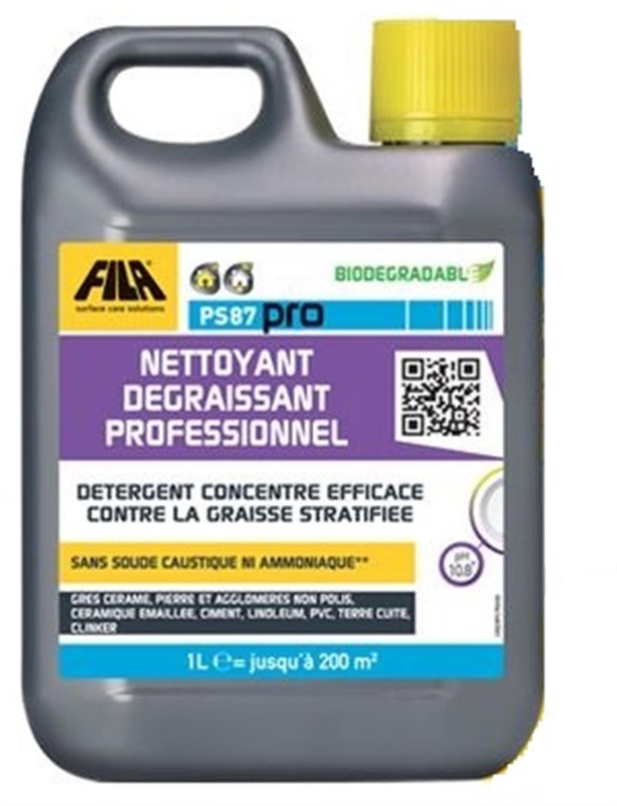 Nettoyant dégraissant PS87 PRO - Bidon 1L