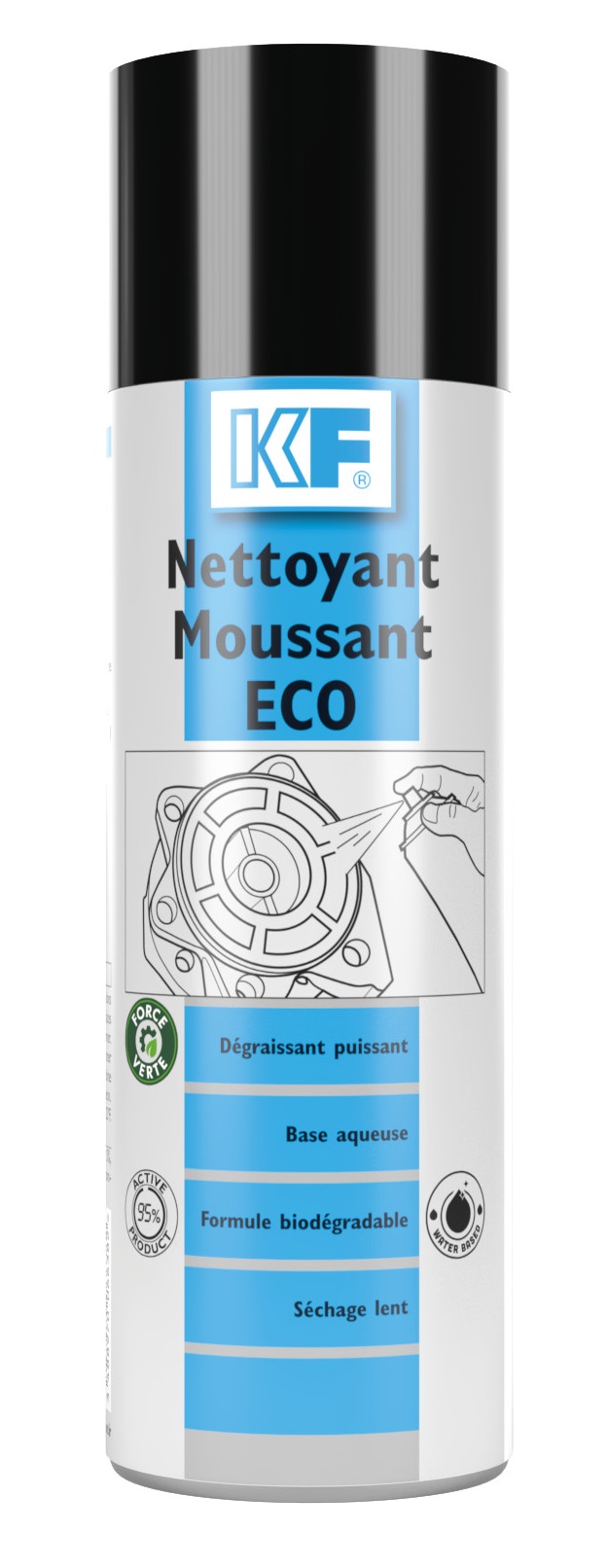 Nettoyant moussant ECO aérosol 500 ml CRC-KF 6638