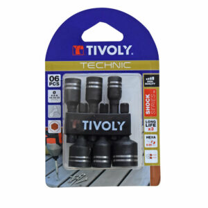 Tivoly 6 noix de serrage magnétiques Ø 6 à 13 mm -IMPACT