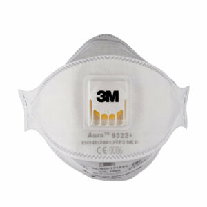 9322+ - Masque Anti-Poussières avec Valve 3M™ Cool Flow™ - Boîte de 10 * FFP2