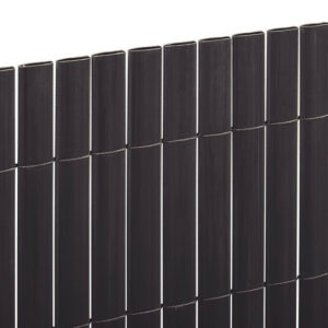 Canisse PVC double face 20mm - Anthracite - 1,5x3m