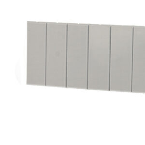 Obturateur modulaire 6 modules gris