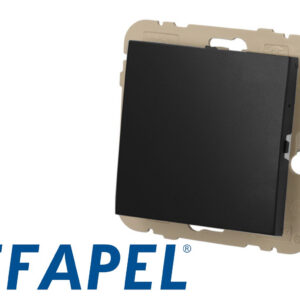 Obturateur noir mat Efapel Logus 90