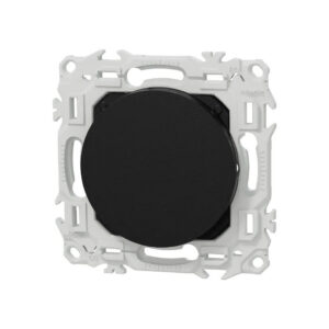 Obturateur Noir onyx Schneider Odace