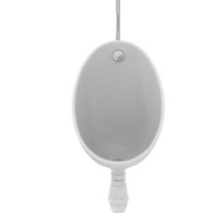 Pack urinoir 3 en 1 sans bride APPLIQUE - Hauteur: 400 mm - Largeur: 290 mm - Longueur/Profondeur: 315 mm - Blanc brillant