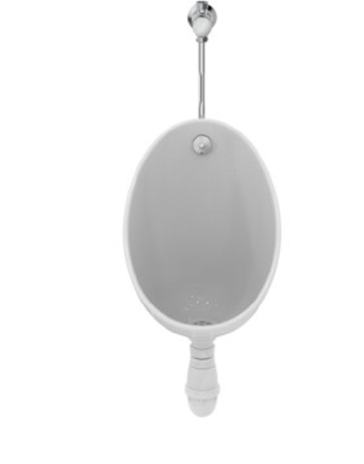 Pack urinoir 3 en 1 sans bride APPLIQUE - Hauteur: 400 mm - Largeur: 290 mm - Longueur/Profondeur: 315 mm - Blanc brillant