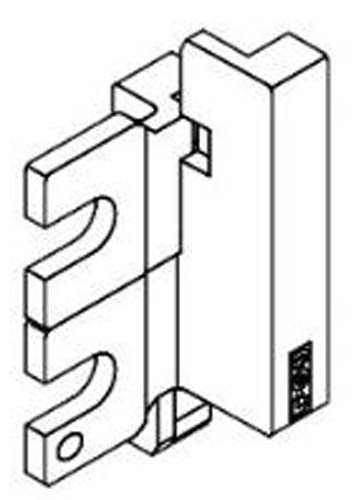 Paire de fourches de longueur 22 mm pour SPACIO droite FERCO G-46550-00-R-1