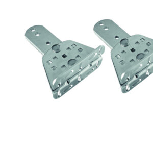 Paire de pattes de fixation réglable côté pilier à visser Nice