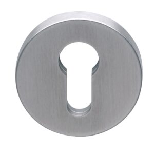 Paire de rosaces Stainless inox à condamnation voyant - NORMBAU - CI-2358360009