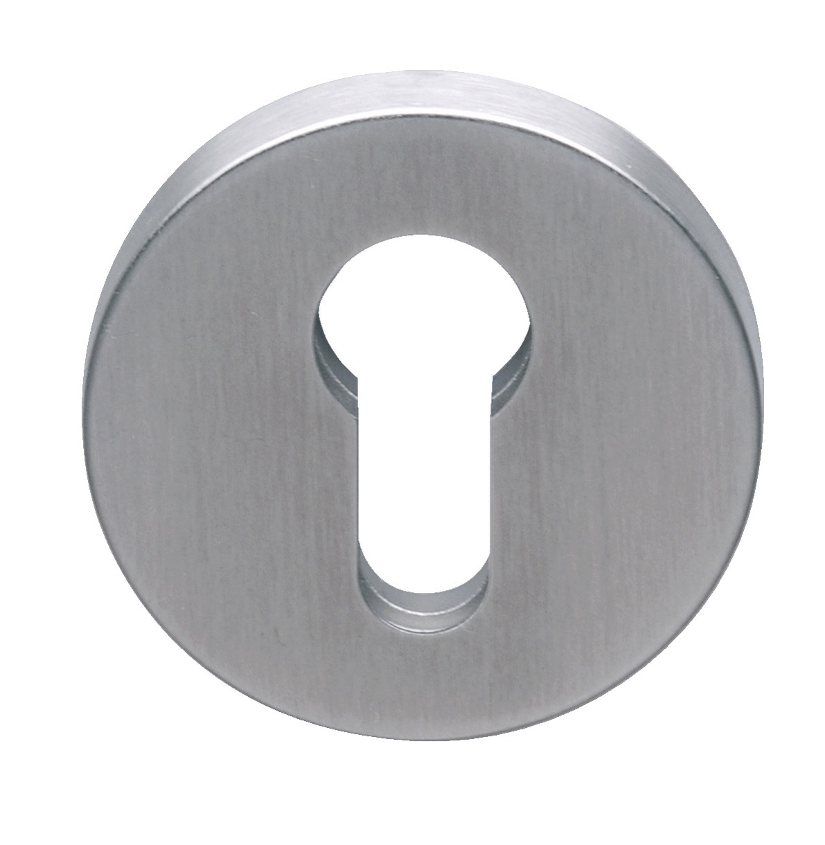 Paire de rosaces Stainless inox à condamnation voyant - NORMBAU - CI-2358360009